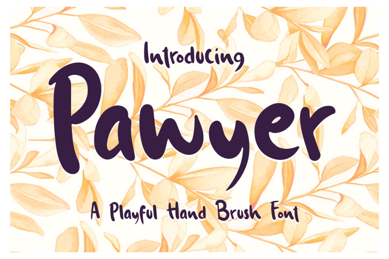 pawyer-a-playful-hand-brush-font