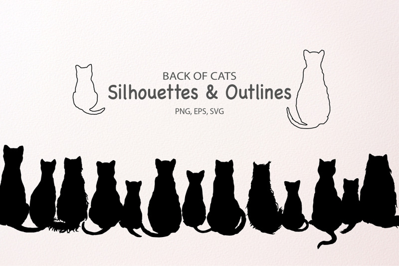 cat-silhouettes-and-outlines-svg-cut-file