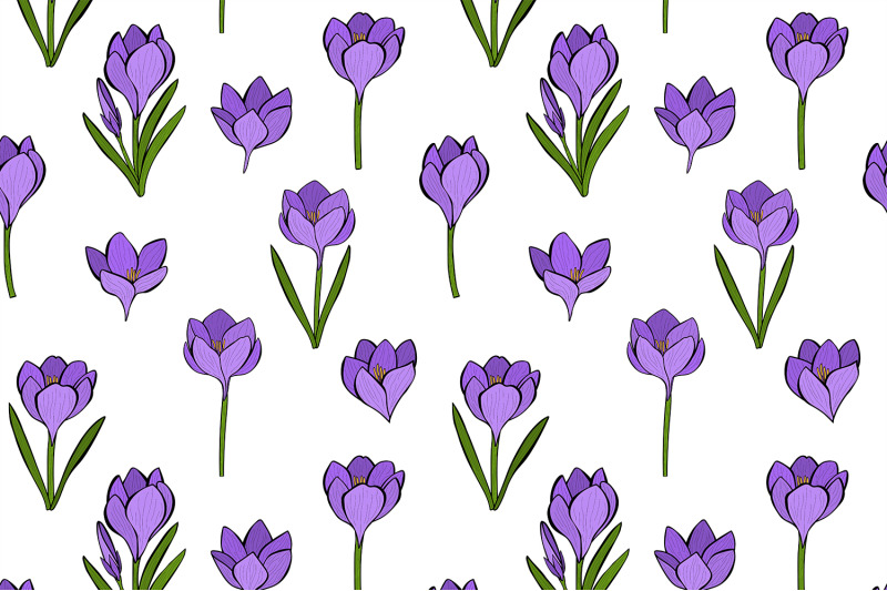 crocuses-pattern-flowers-pattern-crocuses-svg-flowers-svg