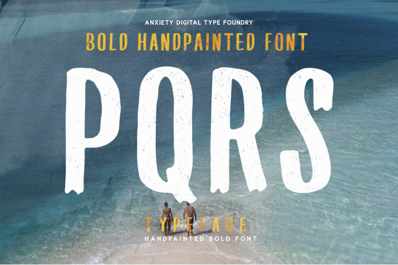 pqrs-handpainted-bold-font