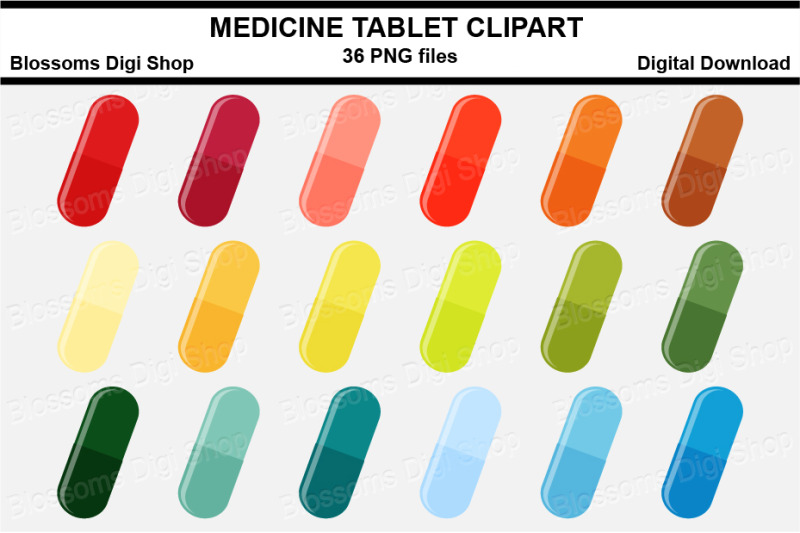medicine-tablet-sticker-clipart-36-files-multi-colours