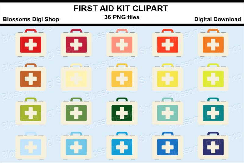 first-aid-kit-sticker-clipart-36-files-multi-colours