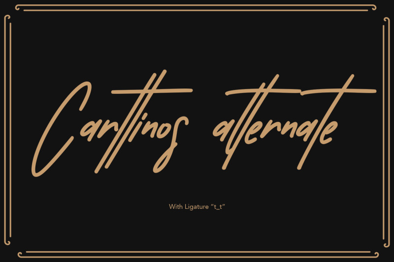 carttinos-signature-typeface