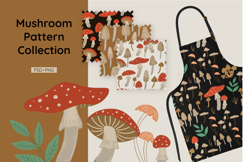 mushroom-pattern-collection