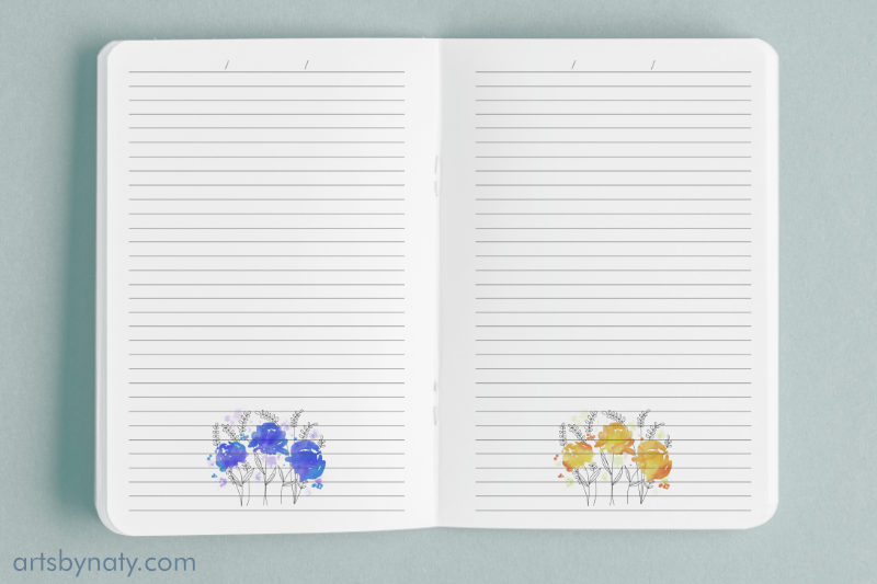 cute-watercolor-soft-flowers-kdp-journal