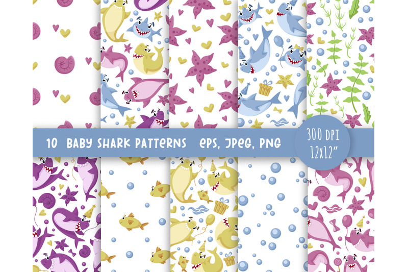 baby-shark-digital-paper-pack