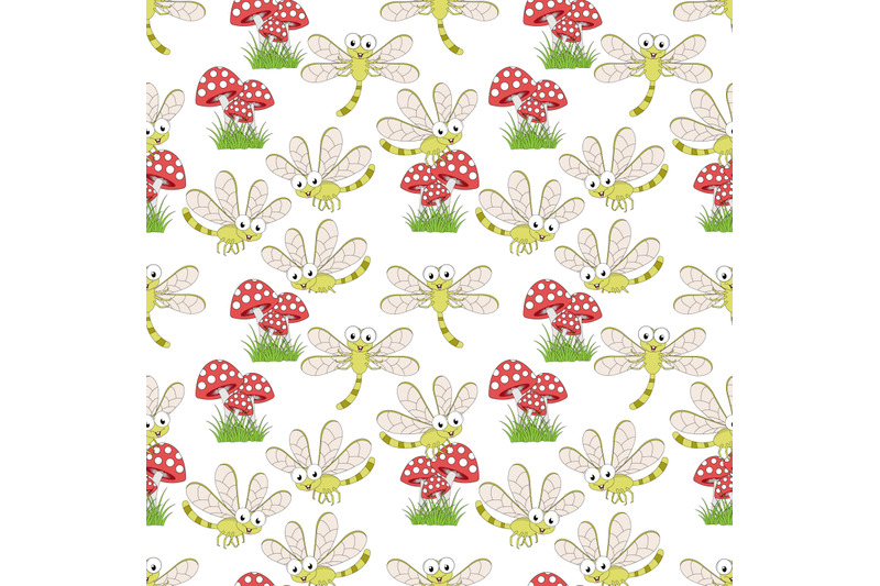 cute-dragonfly-pattern-design