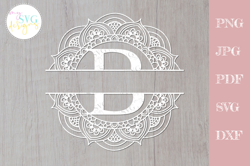 Download Split monogram B svg, Monogram frame svg By MySVGDesigns ...