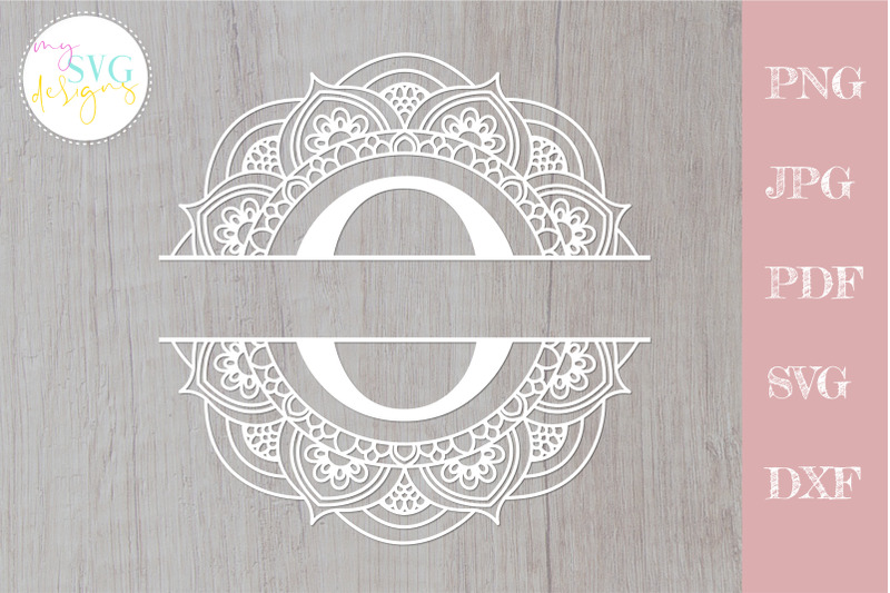 Download Split monogram O svg, Monogram frame svg By MySVGDesigns ...