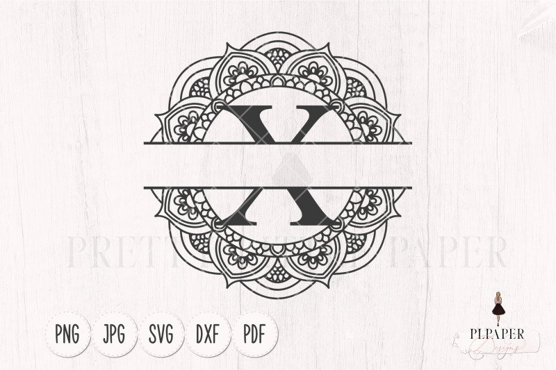 split-monogram-x-svg-monogram-frame-svg