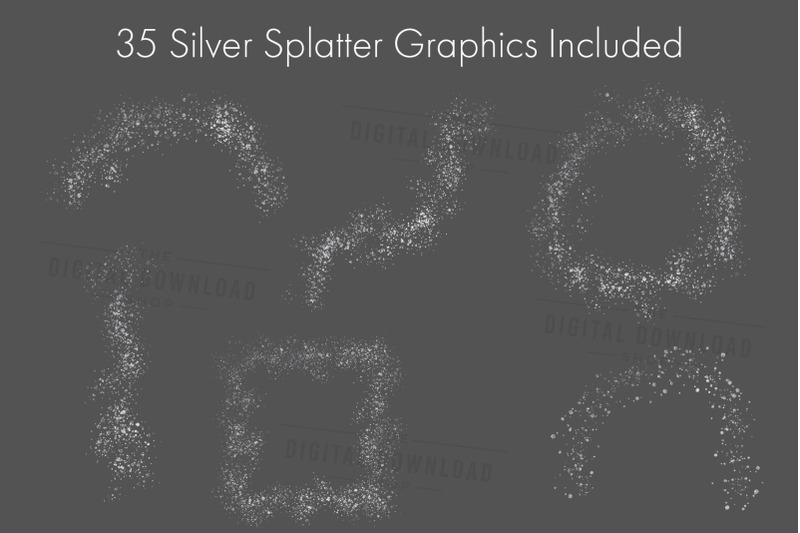 silver-splatters-clipart-silver-dust-silver-glitter-silver-overlays