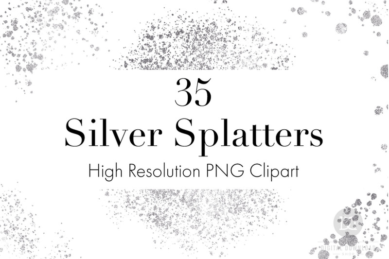 silver-splatters-clipart-silver-dust-silver-glitter-silver-overlays