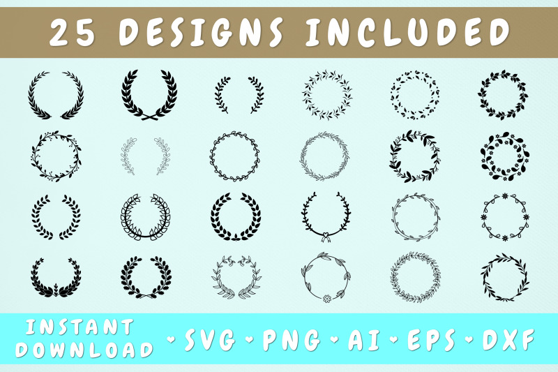 wreath-svg-bundle-25-designs