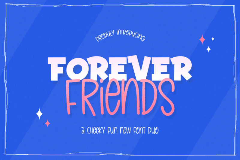 forever-friends-font-duo-craft-fonts