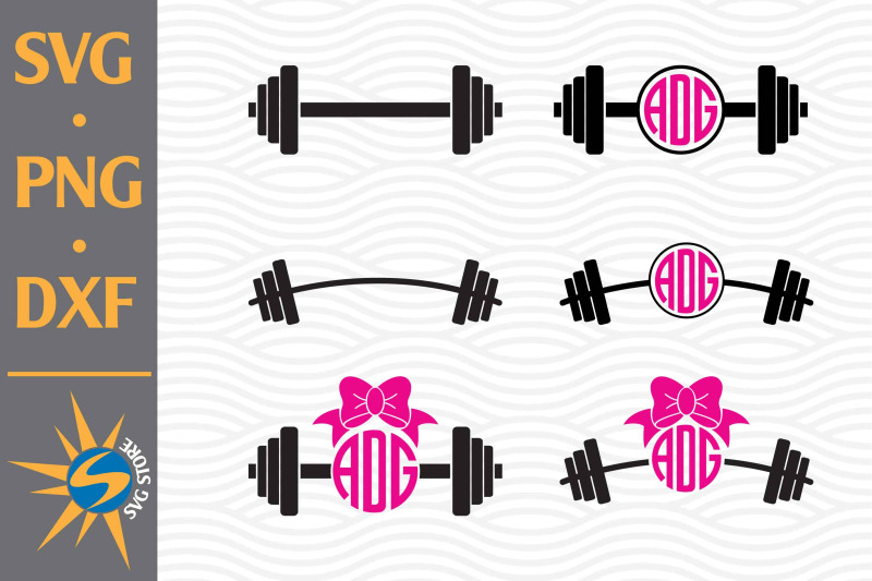 barbell-monogram-svg-png-dxf-digital-files-include