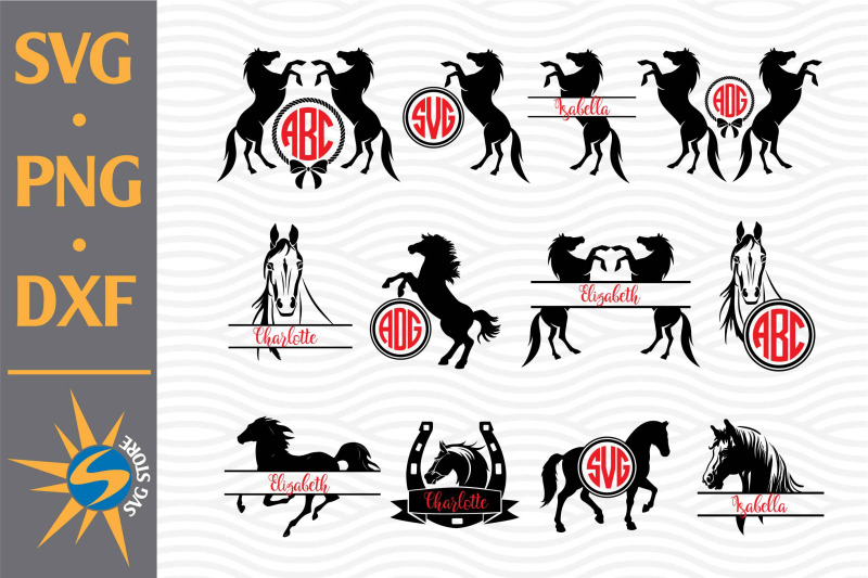 horse-monogram-svg-png-dxf-digital-files-include