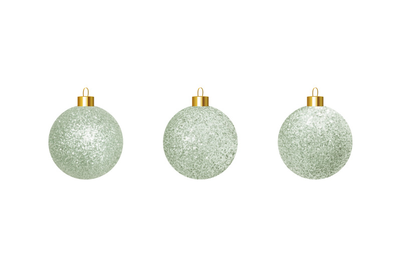 vector-silver-realistic-christmas-balls