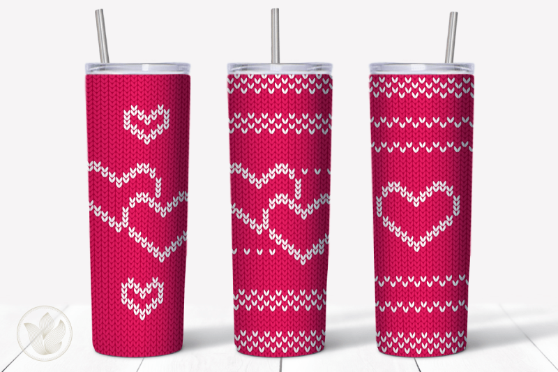 skinny-tumbler-design-cozy-knitted-hearts-20-oz-skinny-wrap