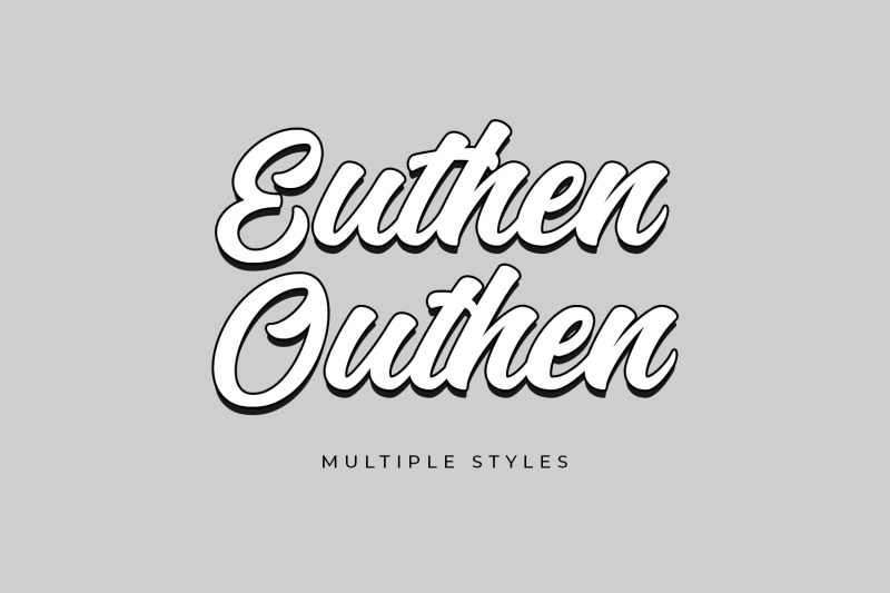 euthen-retro-font