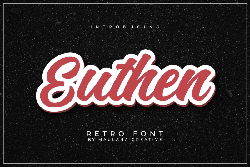 euthen-retro-font