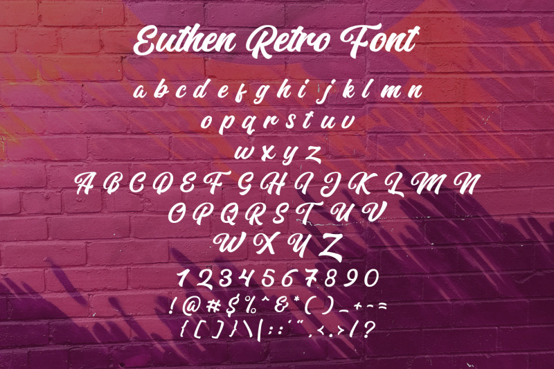 euthen-retro-font