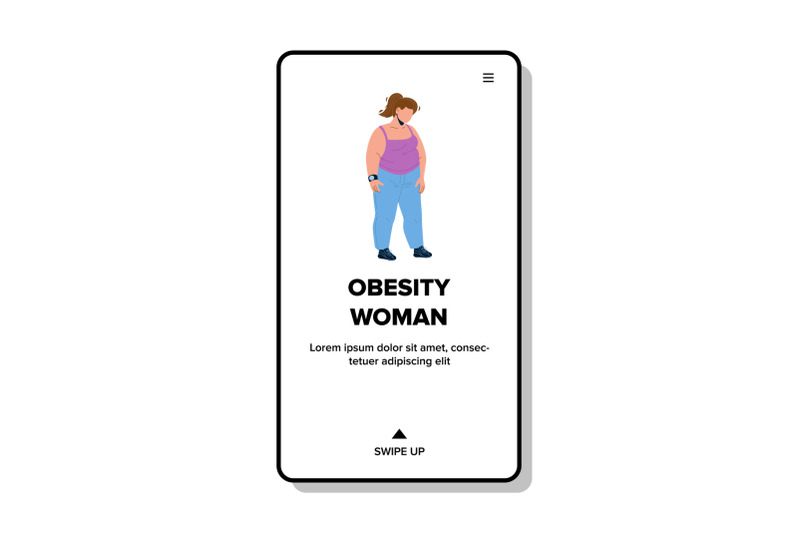 obesity-woman-frustrated-and-depressed-vector