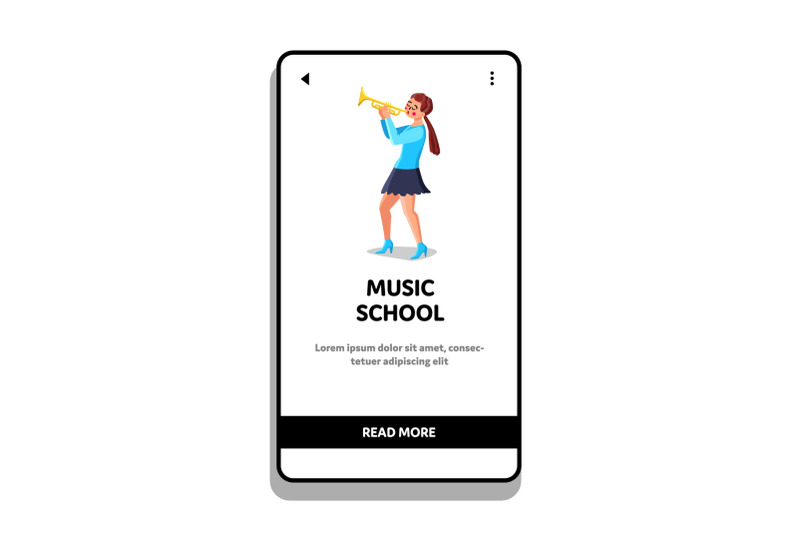 music-school-pupil-play-melody-on-trumpet-vector