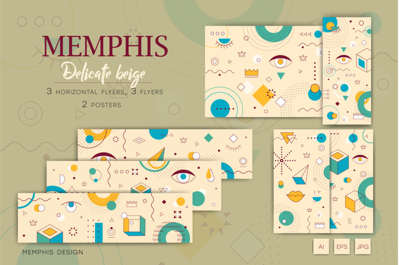 memphis-background-delicate-beige