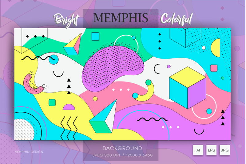 memphis-background-bright-colorful