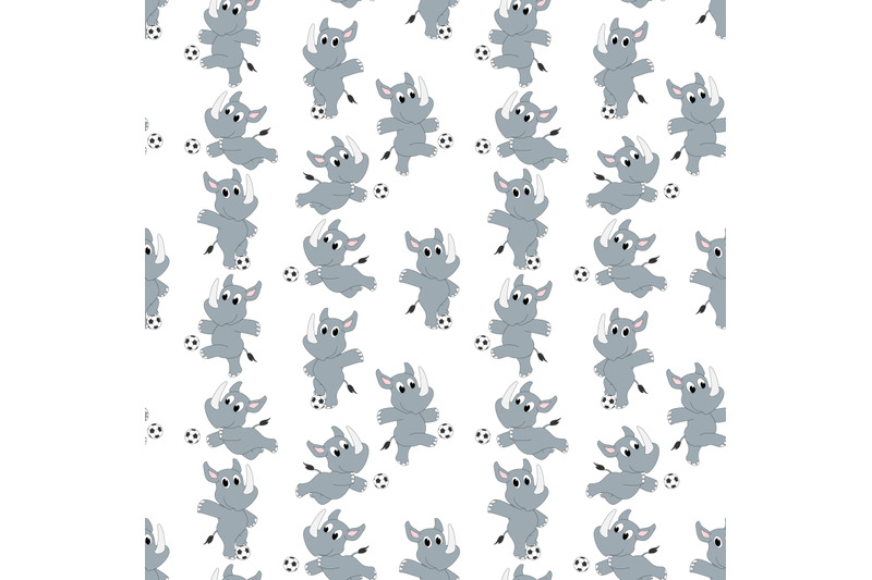 cute-rhino-pattern