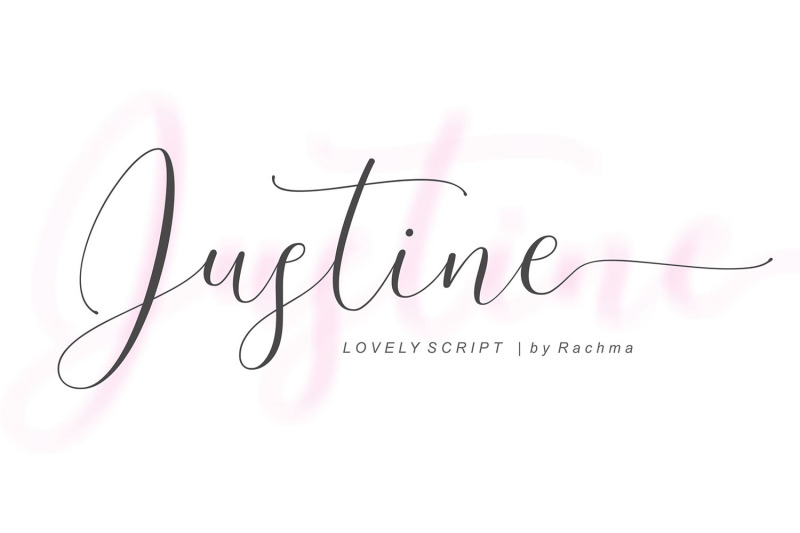 Justine By Bonjour Type | TheHungryJPEG