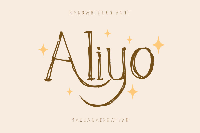 aliyo-handwritten-font