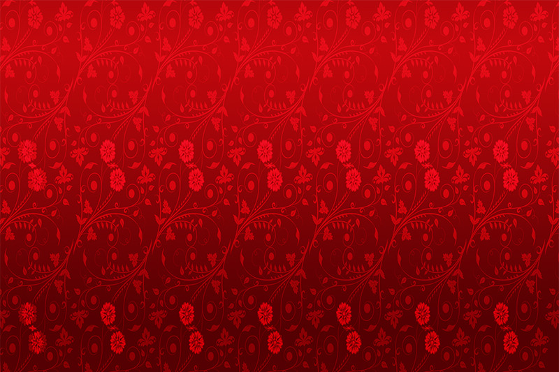 red-european-pattern-background