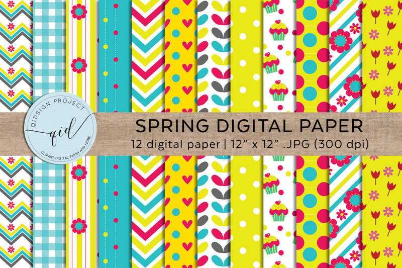 spring-digital-paper-pattern-background-pattern