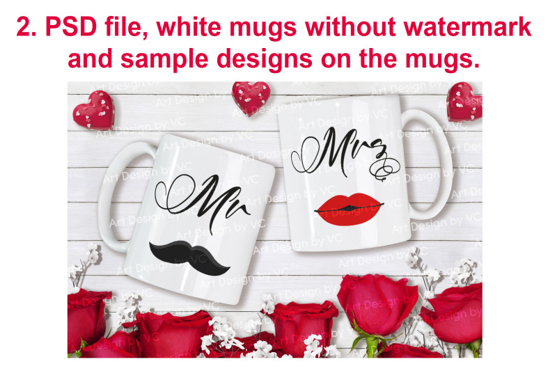 love-valentine-couple-mugs-mock-up-5-roses-on-white-wood-design-back