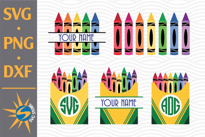 crayon-svg-png-dxf-digital-files-include