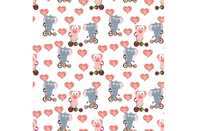 cute-elephant-and-pig-pattern