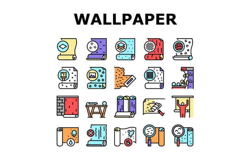 wallpaper-interior-collection-icons-set-vector