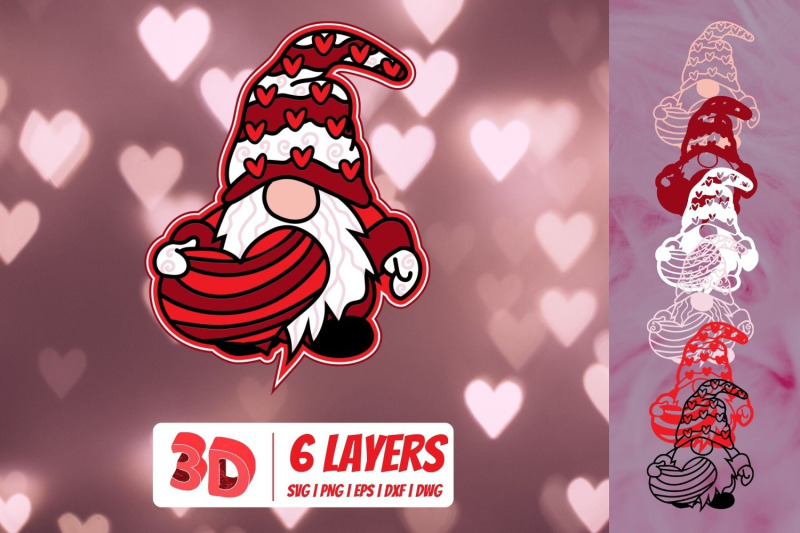 3d-valentine-gnome
