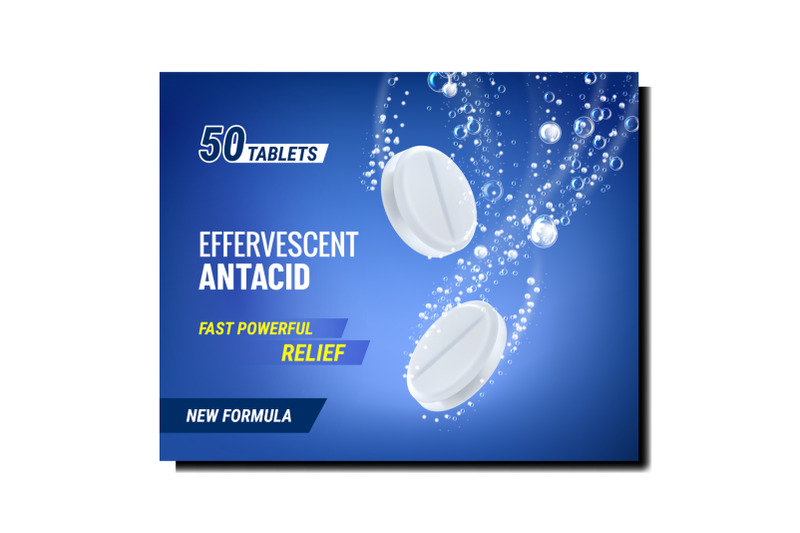 effervescent-antacid-creative-promo-poster-vector