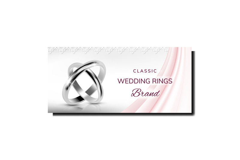 wedding-rings-sale-creative-promo-poster-vector