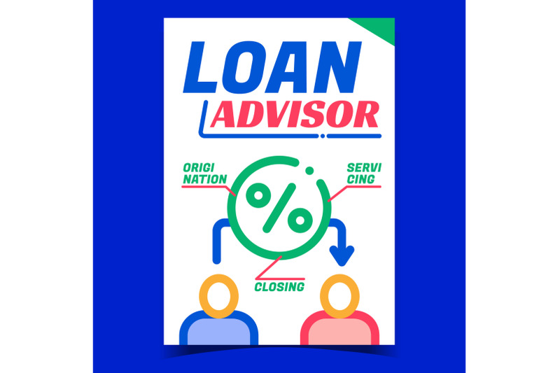 loan-advisor-creative-promotion-banner-vector