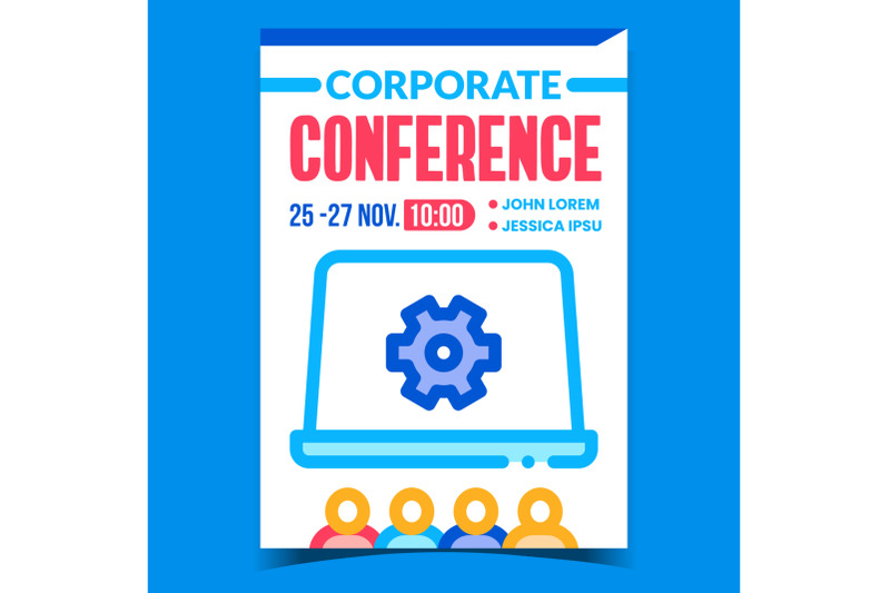 corporate-conference-promotional-banner-vector