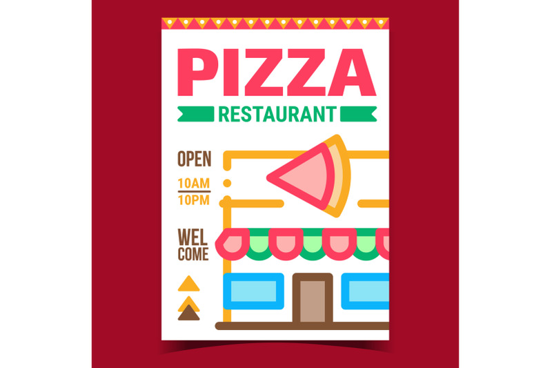 pizza-restaurant-creative-promotion-banner-vector