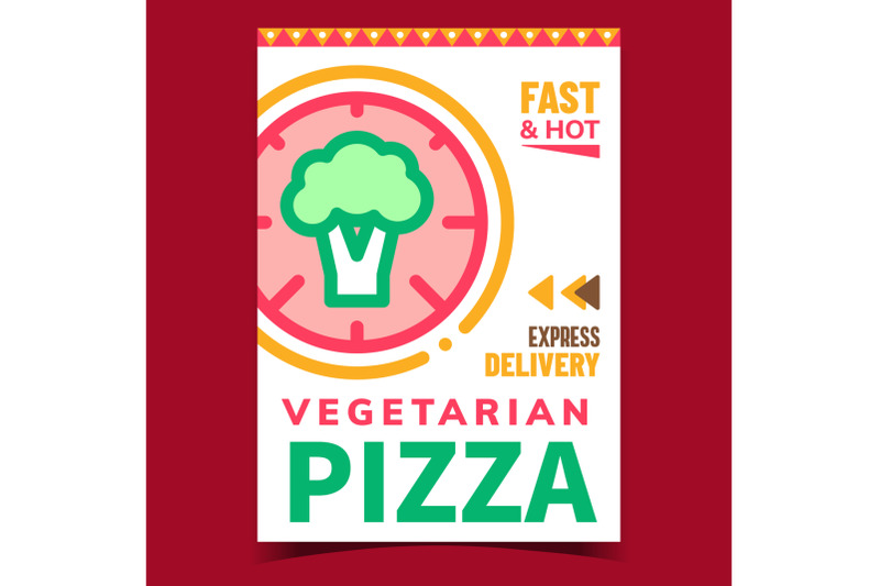 vegetarian-pizza-creative-promotion-poster-vector