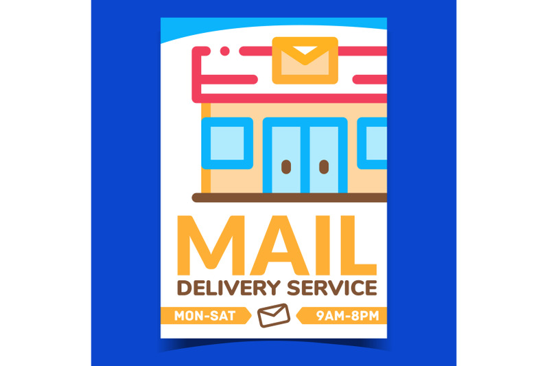 mail-delivery-service-promotion-poster-vector