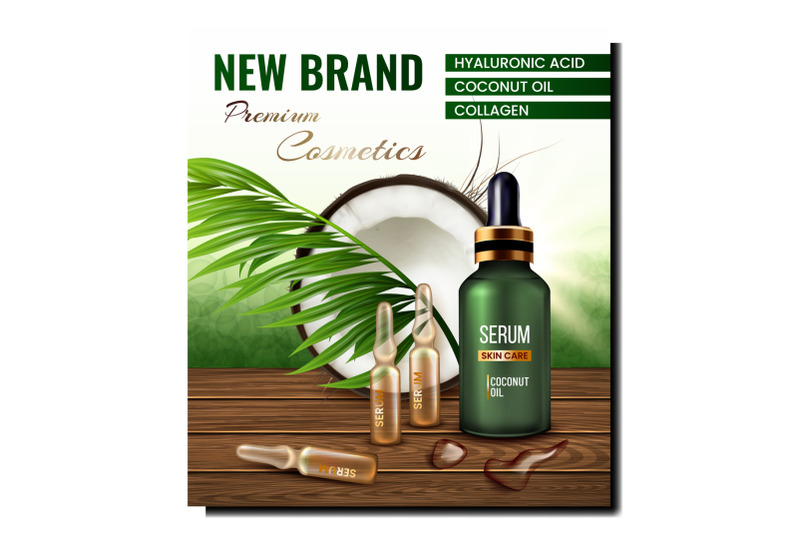 cosmetic-coconut-oil-promotional-banner-vector