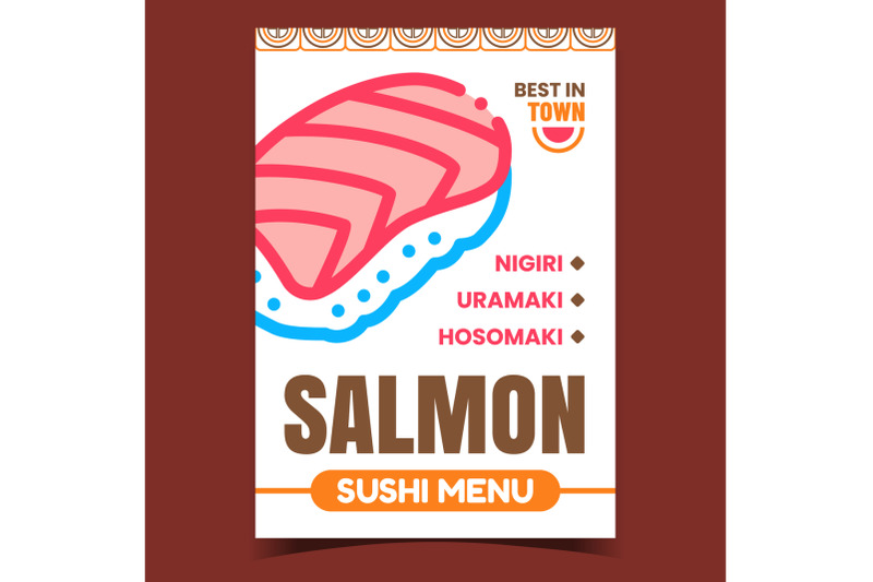 salmon-sushi-menu-creative-promotion-banner-vector