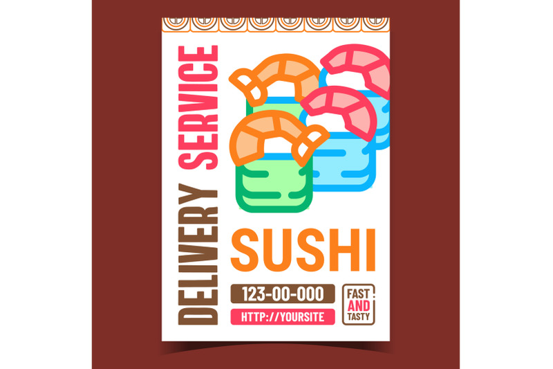 sushi-delivery-service-promotion-banner-vector