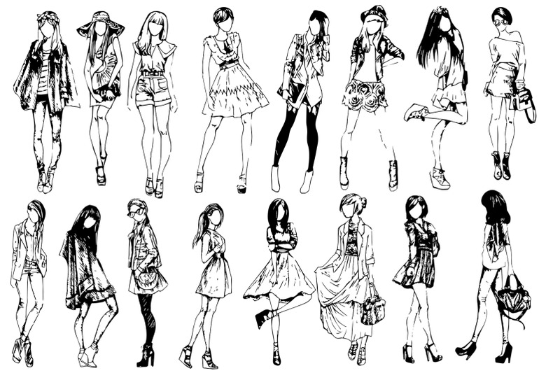 50-fashion-pretty-girls-vector